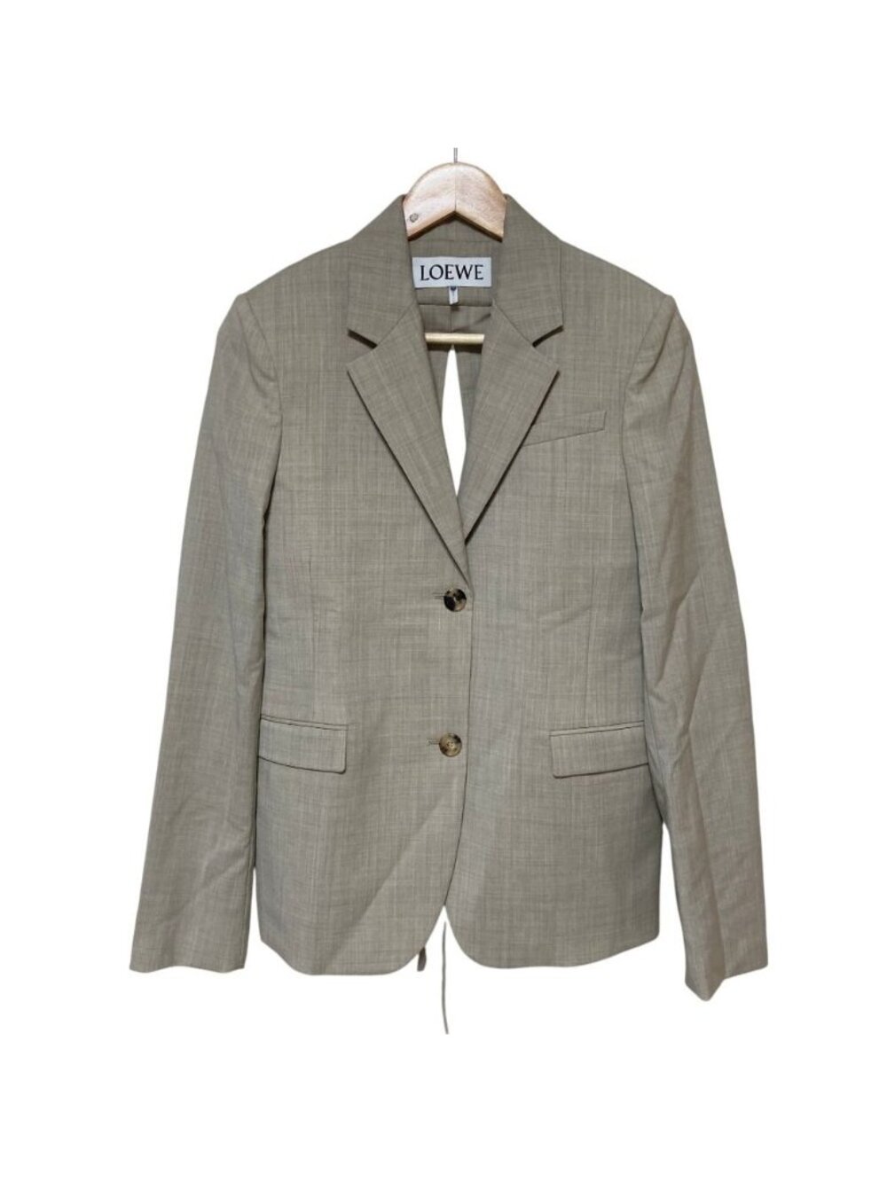Loewe Tieback Tailored Jacket Greige 32